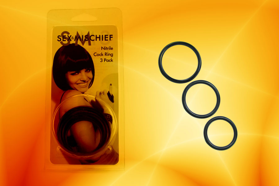 Sex & Mischief - Nitrile Cock ring (3 pack)