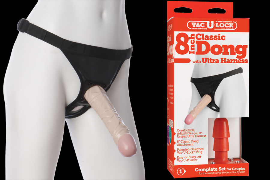 Vac U Lock Harness with 8 inch Classic Dong